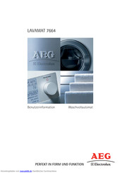 AEG Electrolux LAVAMAT 7664 Gebrauchsanweisung