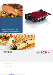 Bosch TFB 4402GB Gebrauchsanleitung