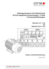 GTS DWG (BL) 40/14 - 4 ZE Einbau- Und Betriebsanleitung