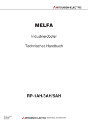 Mitsubishi Electric MELFA RP-1AH Handbuch
