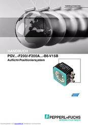 Pepperl+Fuchs PGV-F200A...-B6-V15B serie Handbuch