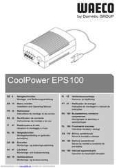 Waeco CoolPower EPS100 Montage- Und Bedienungsanleitung