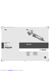 Bosch PRR 250 ES Originalbetriebsanleitung
