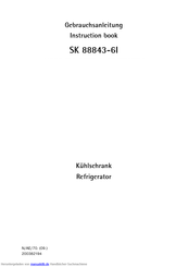 AEG SK 88843-6I Gebrauchsanleitung