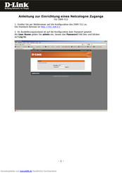D-Link DWR-512 Anleitung