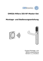 CEStronics OMEGA Mifare IES-RF-Master-Set Montage- Und Bedienungsanleitung