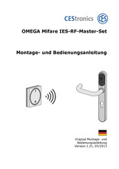 CEStronics OMEGA Mifare IES-RF-Master-Set Montage- Und Bedienungsanleitung