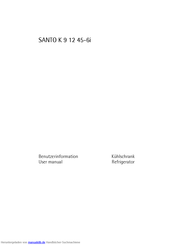 AEG Electrolux SANTO K 9 12 45-6i Benutzerinformation