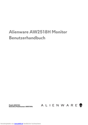 Dell Alienware AW2518H Benutzerhandbuch