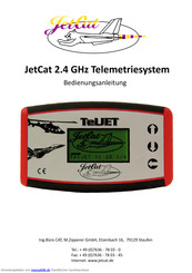 JetCat TelJet Bedienungsanleitung