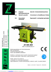 Zipper ZI-HB 305 Originalbetriebsanleitung