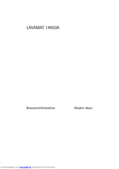AEG Electrolux LAVAMAT 14950A Benutzerinformation