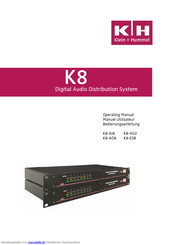 Klein + Hummel K8-AO8 Bedienungsanleitung