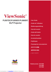 ViewSonic PJ557DC Bedienungsanleitung