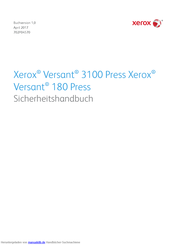 Xerox Versant 3100 Press Handbuch