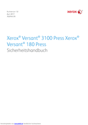 Xerox Versant180 Press Handbuch