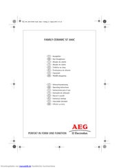 AEG Electrolux FAMILY CERAMIC ST 300C Gebrauchs- Und Montageanleitung