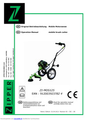 Zündkerze aus Zipper ZI-MOS125 mobile Motorsense Freischneider 1,25kW 42ccm-368