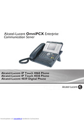 Alcatel-Lucent IP Touch 4038 Phone Bedienungsanleitung
