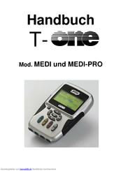 T-ONE MEDI-PRO Handbuch