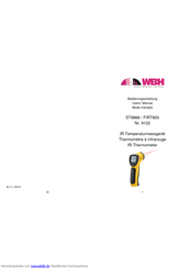 WBH FIRT800 Bedienungsanleitung