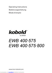 Kobold EWB 400.575 Bedienungsanleitung