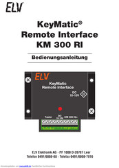 elv KeyMatic KM 300RI Bedienungsanleitung