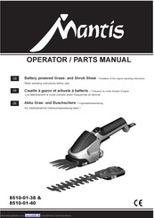 Mantis 8510-01-38 Handbuch