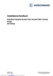 Hirschmann BAT54-Rail FCC Installations-Handbuch