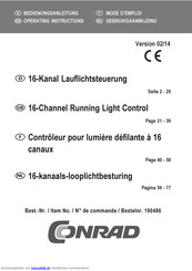 Conrad Electronic 190486 Bedienungsanleitung