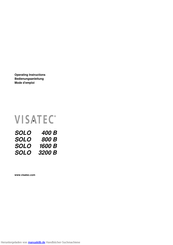 Visatec SOLO 1600 B Bedienungsanleitung