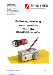 Zehntner ZSH 2090 Bedienungsanleitung