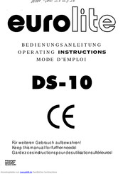 EuroLite DS-10 Lighting Effect Bedienungsanleitung