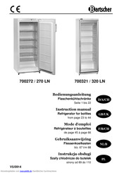 Bartscher 700321/320 LN Bedienungsanleitung