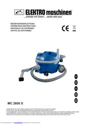 Elektro Maschinen MC 2600 S Bedienungsanleitung