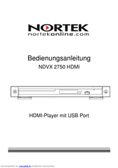 Nortec NDVX 2750 HDMI Bedienungsanleitung
