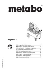 Metabo Mega 600 D Originalbetriebsanleitung