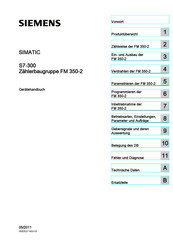 Siemens SIMATIC FM 350-2 Gerätehandbuch