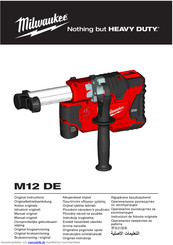 Milwaukee M12 DE Originalbetriebsanleitung