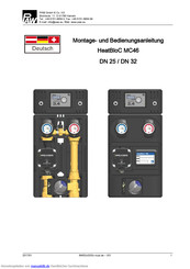 PAW HeatBloC MC46 DN 25 Montage- Und Bedienungsanleitung