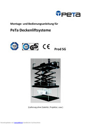 PeTa Standard L Montage- Und Bedienungsanleitung