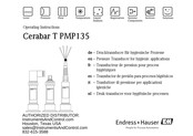 Endress+Hauser Cerabar T PMP135 Instruction For Use