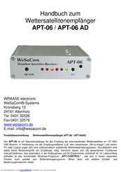 WRAASE APT-06 AD Handbuch