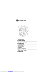 Gardena 8000/4 4T Gebrauchsanweisung