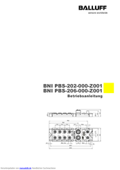 Balluff BNI PBS-202-000-Z001 Betriebsanleitung