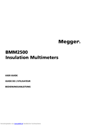 Megger BMM2500 Bedienungsanleitung