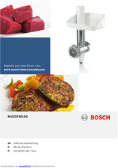 Bosch MUZ5FW1DE Gebrauchsanleitung