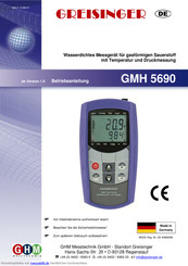 GREISINGER GMH 5690 Betriebsanleitung