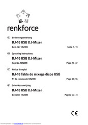 Renkforce DJ-10 Bedienungsanleitung