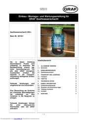 GRAF 381541 Einbau- Und Montageanleitung